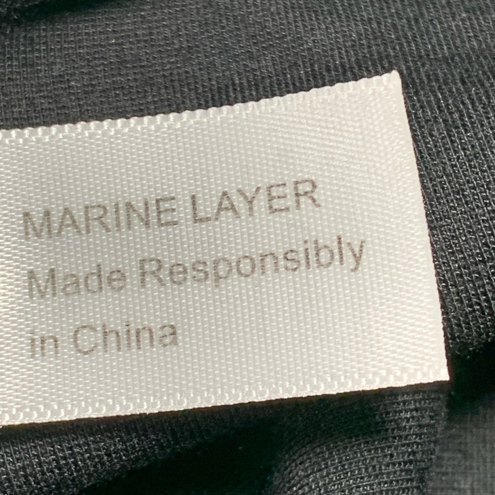Marine Layer Black Flare Pants - Picture 6 of 8